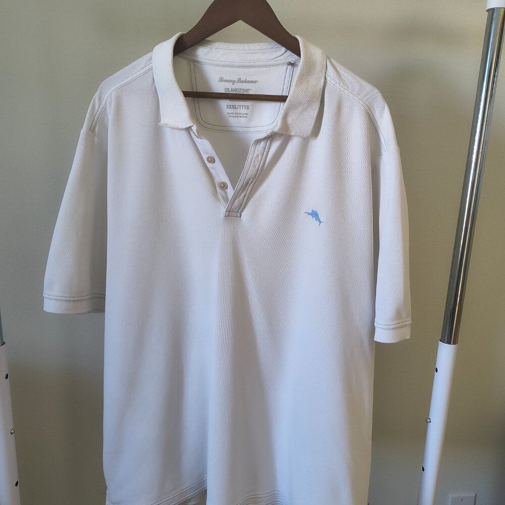 Tommy Bahama Island Zone White polo